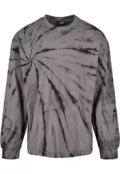 URBAN CLASSICS с длинным рукавом " Urban Classics Мужские Boxy Tye Dye LS", черный