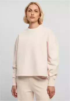 URBAN CLASSICS Свитер " Urban Classics Ladies Heavy Terry Garment Dye Crewneck", розовый
