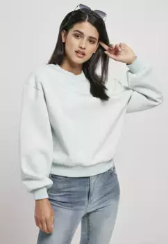 URBAN CLASSICS Свитер " Urban Classics Ladies Ladies Oversized Color Melange Crewneck", цвет Aqua Melange