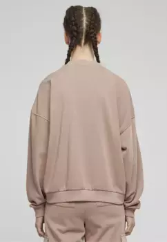 URBAN CLASSICS Свитер "URBAN Classics Ladies Ladies Oversized Light Terry Crewneck", цвет Duskrose