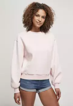 URBAN CLASSICS Свитер " Urban Classics Ladies Ladies Oversized Color Melange Crewneck", розовый