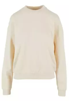 URBAN CLASSICS Свитер "URBAN Classics Ladies Ladies Oversized Light Terry Crewneck", белый