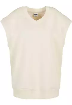 URBAN CLASSICS Свитер "URBAN Classics Ladies Женская спортивная рубашка оверсайз", белый