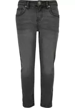 URBAN CLASSICS Удобные джинсы " Urban Classics Мужские брюки из эластичного денима для мальчиков", цвет Blackwashed