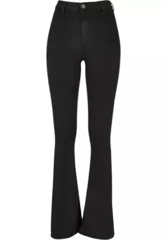 URBAN CLASSICS Удобные джинсы "Женские суперэластичные джинсовые брюки Urban Classics Bootcut" (1 шт.), черный