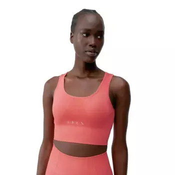 Урдхва Борн Живая Йога Женский Спортивный Топ Born Living Yoga, коралловый