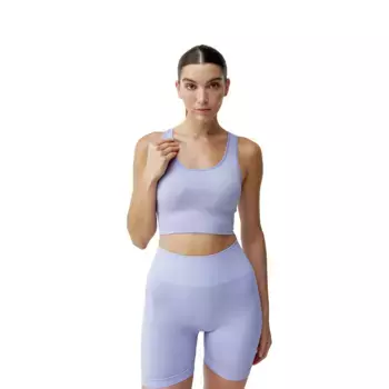 Урдхва Борн Живая Йога Женский Спортивный Топ Born Living Yoga, пастельно-фиолетовый