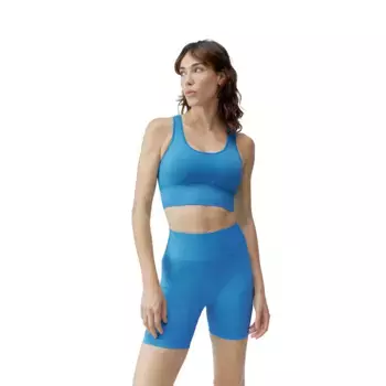 Урдхва Борн Живая Йога Женский Спортивный Топ Born Living Yoga, синий