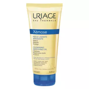 Uriage Xmose успокаивающее очищающее масло для душа и ванны 200 мл