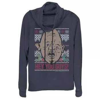 Уродливая рождественская толстовка с круглым вырезом The Goonies Sloth "Hey You Guys" для юниоров Licensed Character, темно-синий