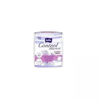 Урологические прокладки женские Bella Control Discreet Super 18х37см