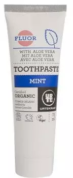 Уртекрам, зубная паста мятная с фтором, 75 мл, Urtekram