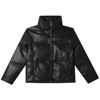 уртка утепленная Stradivarius Puff, черный