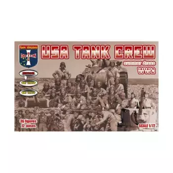 USA Tank & Crew (летнее платье), Military Miniatures - World War II (1:72) (Haron Miniatures)