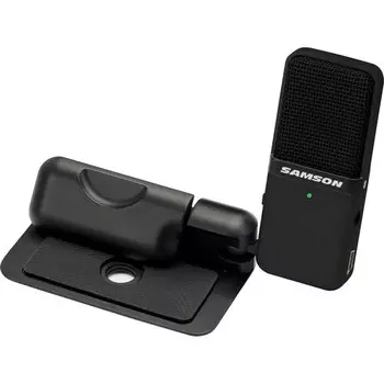 USB-микрофон Samson Go Mic для компьютеров Mac и Windows (Титановый черный)