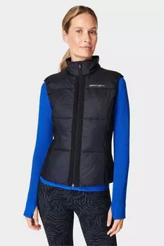Ускорить элитный жилет Sweaty Betty, черный