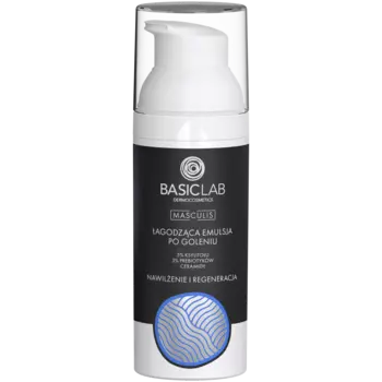 Успокаивающая эмульсия после бритья Basiclab Masculis Men, 50 мл
