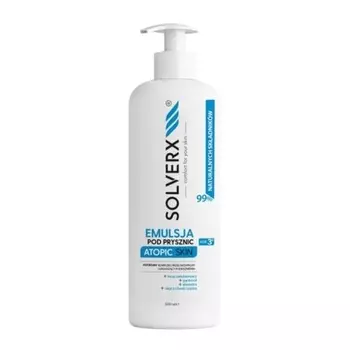 Успокаивающая и противовоспалительная эмульсия для душа с атопической кожей, 500 мл, Solverx
