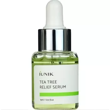 Успокаивающая и увлажняющая сыворотка для лица Tea Tree Relief 15 мл Iunik