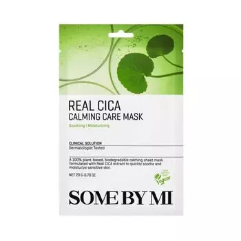 Успокаивающая маска для лица Real Cica Some By Mi, 20 гр