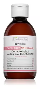 Успокаивающая мицеллярная вода для кожи, склонной к покраснениям Bielenda Dr Medica Capillaries