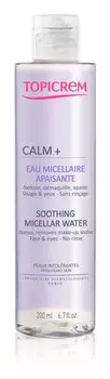 Успокаивающая мицеллярная вода для лица и области вокруг глаз Topicrem CALM+ Soothing Micellar Water