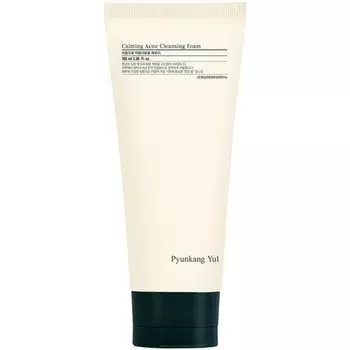 Успокаивающая очищающая пенка от прыщей с салициловой кислотой, гамамелисом и ага, 3,38 жидких унции, Pyunkang Yul