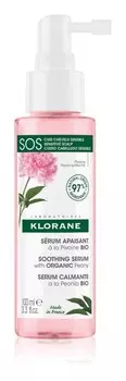 Успокаивающая сыворотка для чувствительной и раздраженной кожи головы Klorane Peony