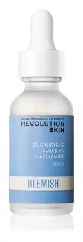 Успокаивающая сыворотка для проблемной кожи Revolution Skincare Blemish 2% Salicylic Acid & 5% Niacinamide