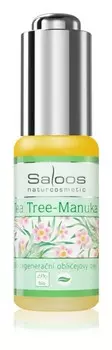 Успокаивающее и регенерирующее масло для кожи с акне Saloos Bio Skin Oils Tea Tree & Manuka