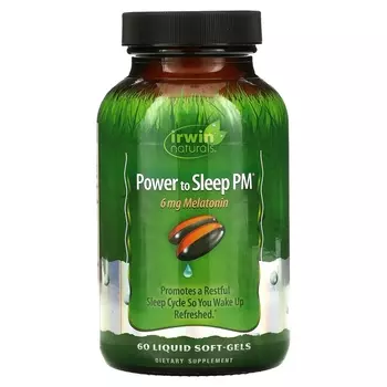 Успокаивающее Irwin Naturals Power to Sleep, 60 капсул