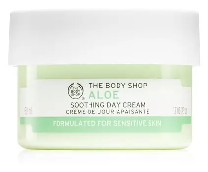 Успокаивающий дневной крем для лица The Body Shop Aloe