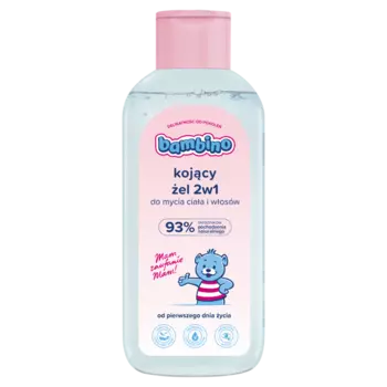 Успокаивающий гель для мытья тела и волос 2в1, 400 мл Bambino