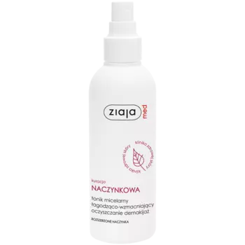Успокаивающий и укрепляющий мицеллярный тоник для лица, 200 мл Ziaja Med Kuracja naczynkowa