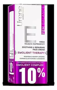 Успокаивающий и восстанавливающий крем EMOLIENT THERAPY 50мл Lirene PEH Balance