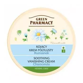 Успокаивающий исчезающий крем Ромашка 150 шт Green Pharmacy