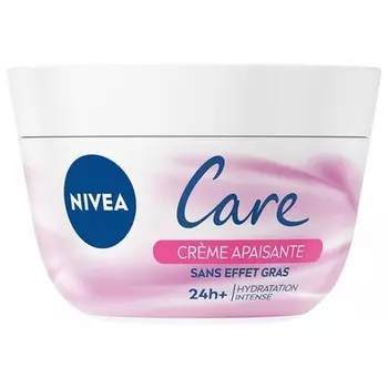 Успокаивающий крем Care 200 мл снимает раздражение и увлажняет Nivea