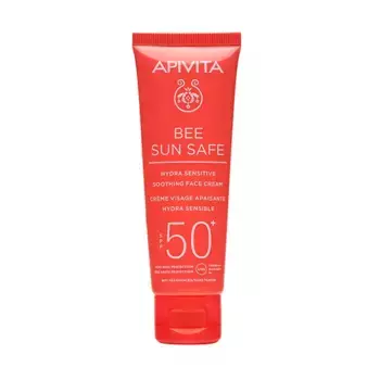 Успокаивающий крем Hydra Sensitive Bee Sun Safe Apivita, 50 ml
