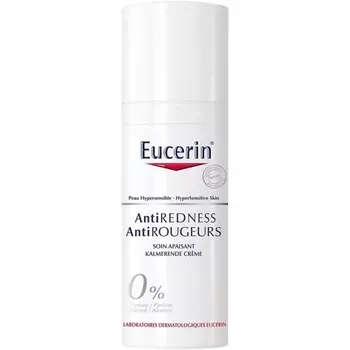 Успокаивающий крем от покраснений для гиперчувствительной кожи, мгновенное облегчение, протестирован дерматологами, 50 мл Eucerin