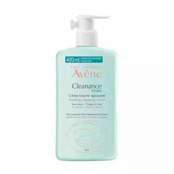 Успокаивающий очищающий крем Cleanance Hydra Soothing Cleansing Cream Avene, 400 ml