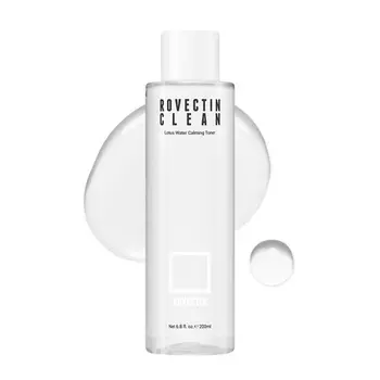 Успокаивающий тоник с лотосовой водой pH 4,7, дополнительно успокаивает и увлажняет Rovectin