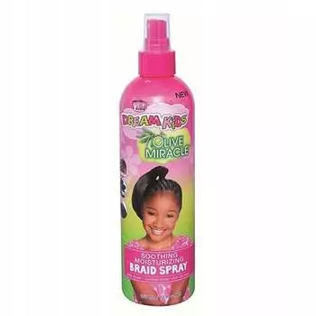 Успокаивающий увлажняющий спрей для кос, лак для волос, 355 мл African Pride, Dream Kids