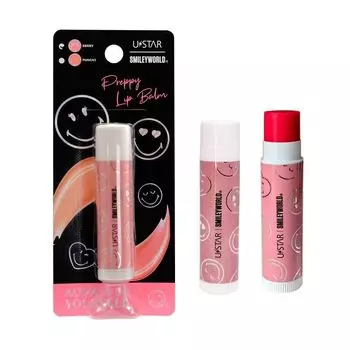 UStar Ustar Smileyworld Preppy Бальзам для губ 4,5г. Ягода, Berry