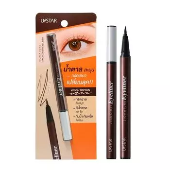 UStar Ustar Zig.nature Maxx Cover Eyeliner 0,7г. Рич Браун, Rich Brown