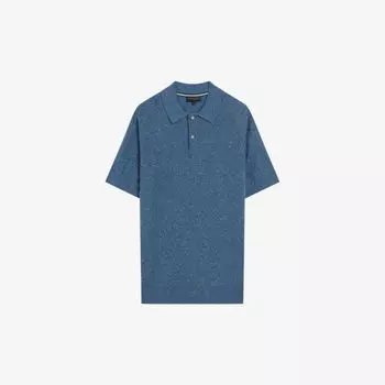 Ustee трикотажная рубашка-поло с меланжевой отделкой Ted Baker, синий
