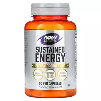 Устойчивая энергия, 90 растительных капсул Now Foods