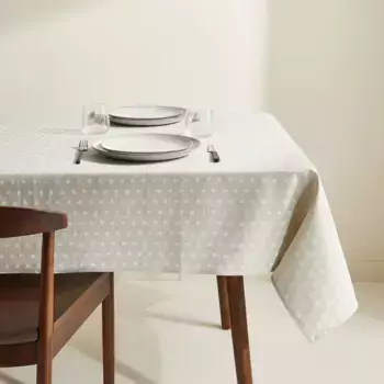 Устойчивая к пятнам скатерть из перстовой смолы El Corte Ingls, белый