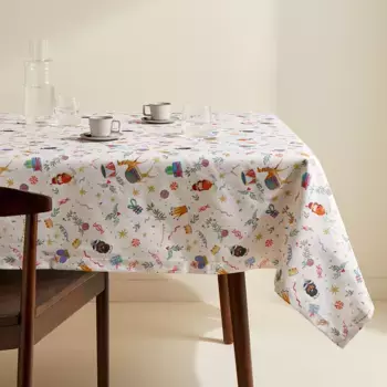 Устойчивая к пятнам скатерть из смолы «День трех королей» El Corte Ingls, разноцветный