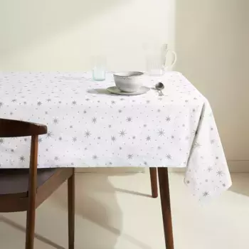 Устойчивая к пятнам скатерть из смолы Lyra El Corte Ingls, серебро