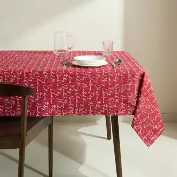 Устойчивая к пятнам скатерть из смолы Merry Christmas El Corte Ingls, красный